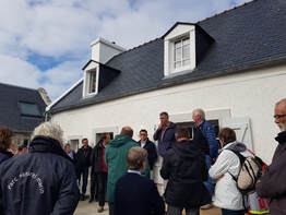 Inauguration Maison de l'environnement, ïle de Molène, îles et Mer d'Iroise, Bretagne, 